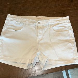 White Denim Shorts - Old Navy